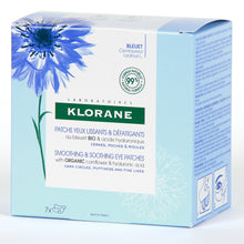 Cargar imagen en el visor de la galería, Klorane parches alisantes y antifatiga al Aciano y Ácido Hialurónico