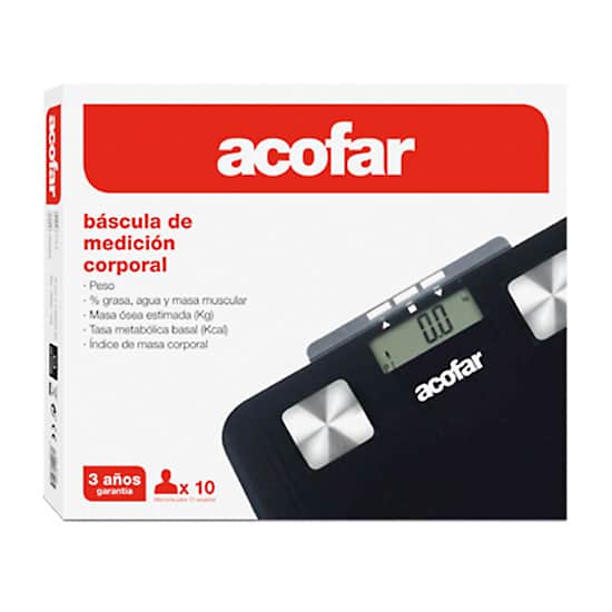 Báscula de medición corporal