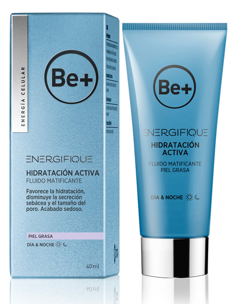 Be+ ENERGIFIQUE Hidratación fluido matificante 40 ml