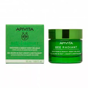 Apivita Bee Radiant con peonia gel- bálsamo de noche 50 ml