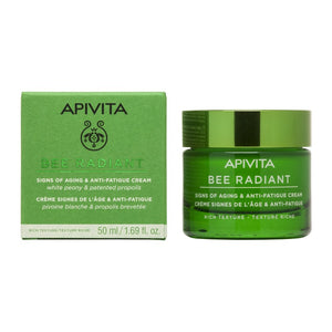 Apivita Bee Randiant con peonia textura rica 50 ml