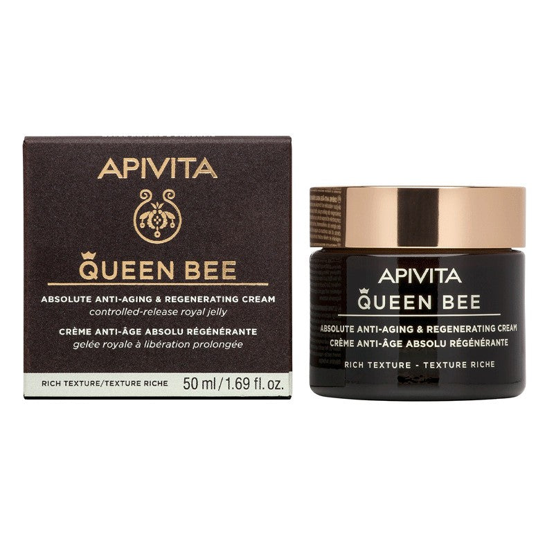 Apivita Queen Bee Crema ANTI-EDAD textura rica 50 ml