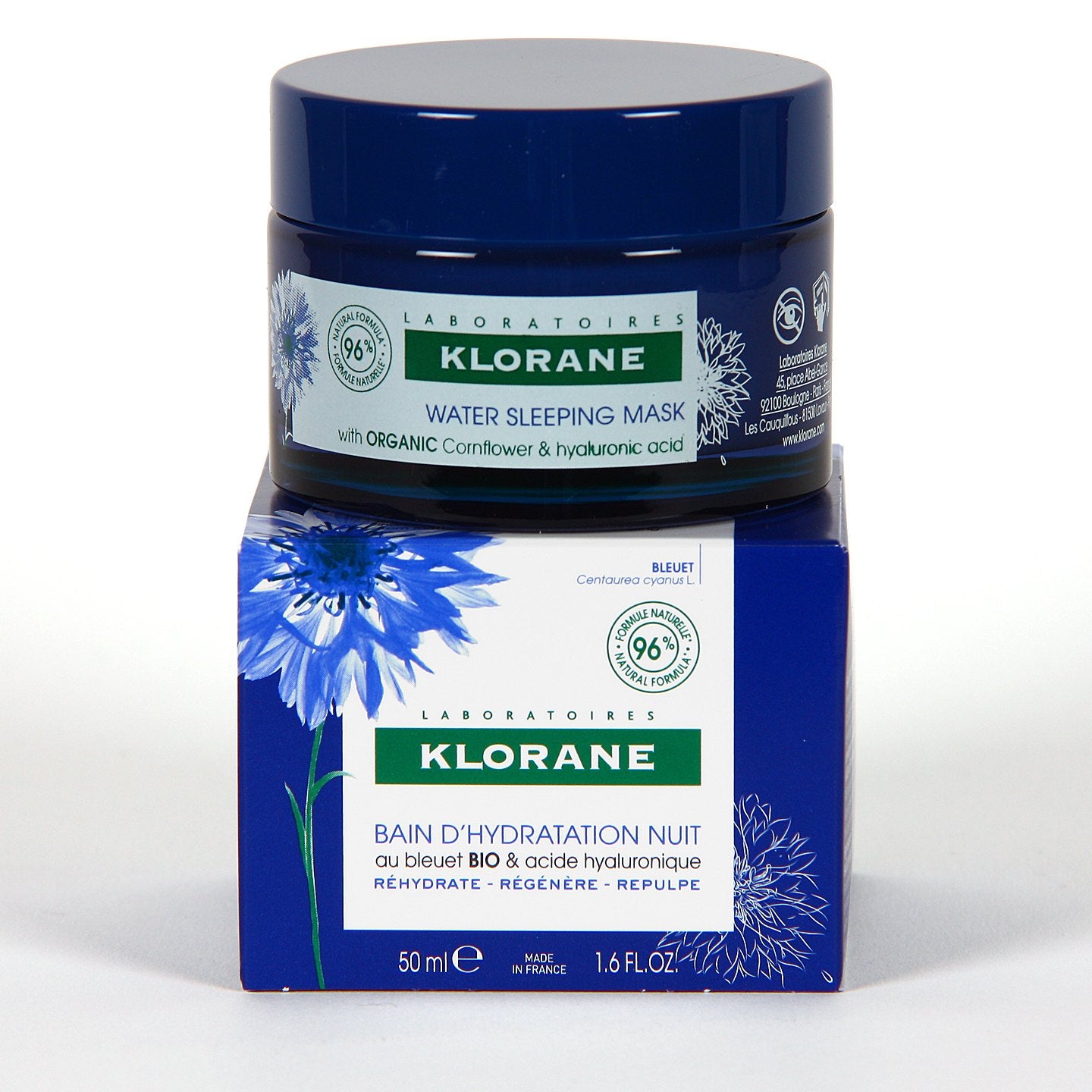 Klorane baño de hidratación de noche al Aciano 50 ml