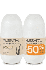 MUSSVITAL BOTANIC SENSIBLE PACK DESODORANTE DUPLO 75 ml